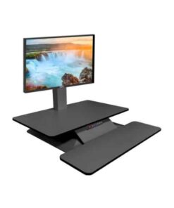 Alternative view of Standesk Memory – electric sit-stand workstation with keyboard tray
