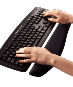Alternative view of Fellows PlushTouch Keyboard Wrist Support – Black
